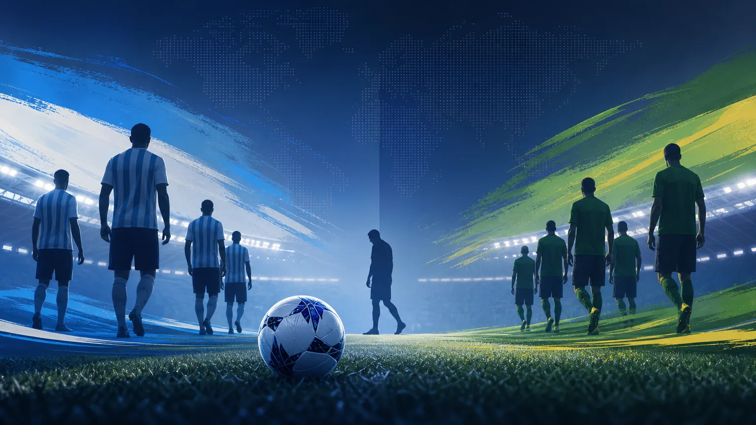 Editorial illustration for Argentina vs Bolivia